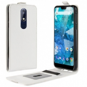 Flip Case Für Nokia 7.1 Flip Case Retro-faltung