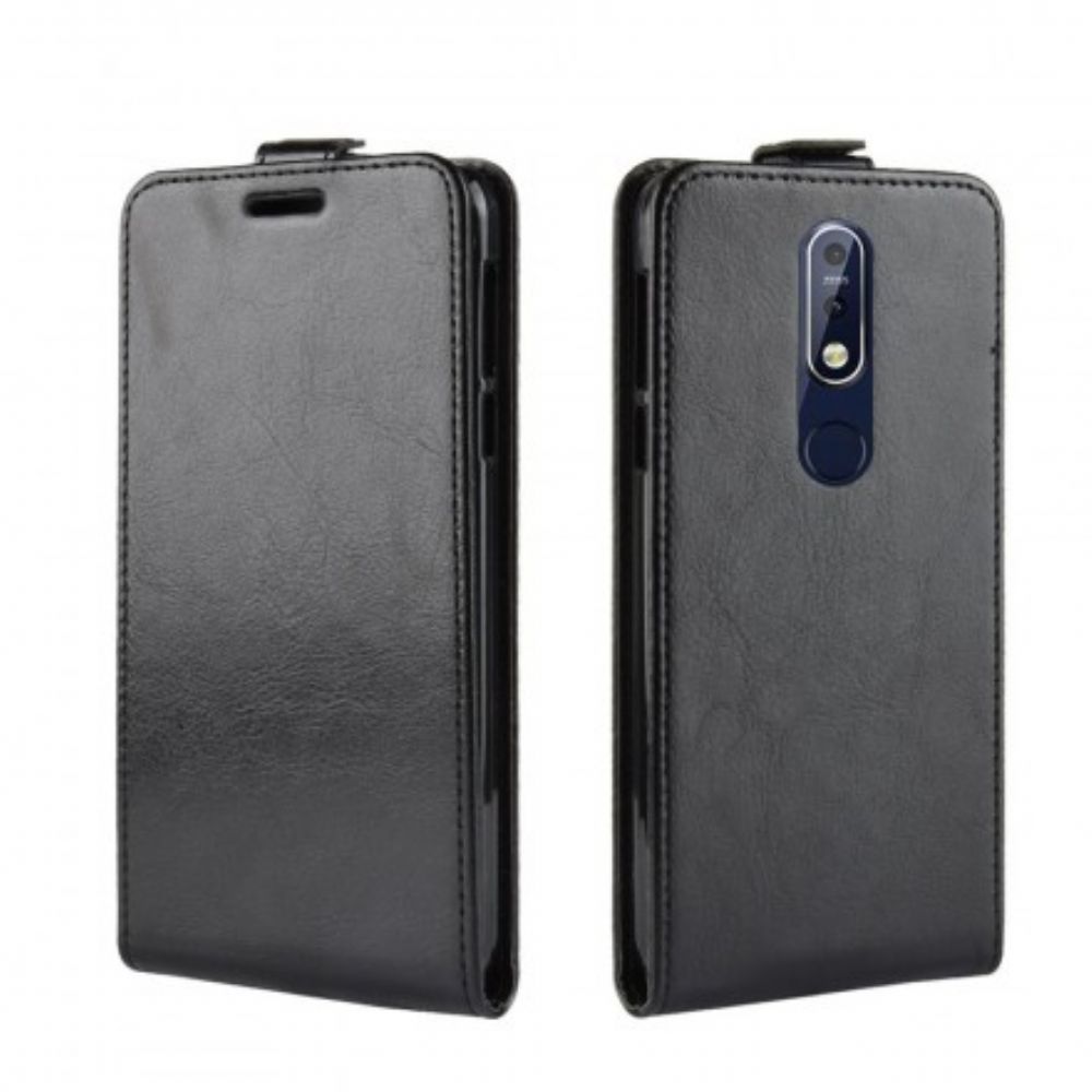 Flip Case Für Nokia 7.1 Flip Case Retro-faltung