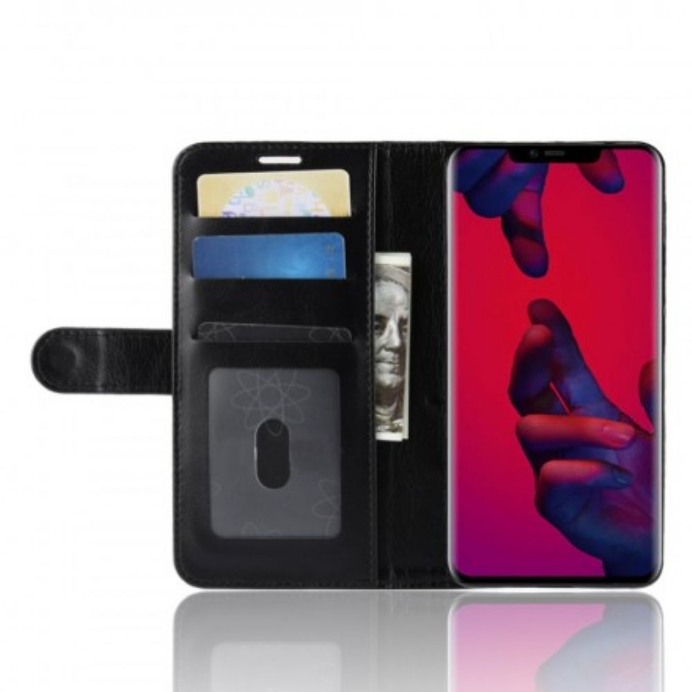 Flip Case Für Huawei Mate 20 Pro Ultra Kunstleder