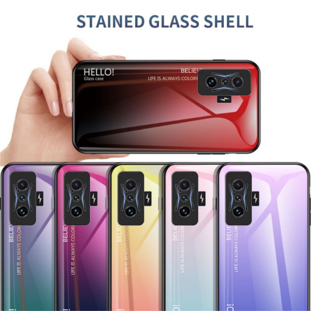 Hülle Für Poco F4 GT Hallo Tempered Glass