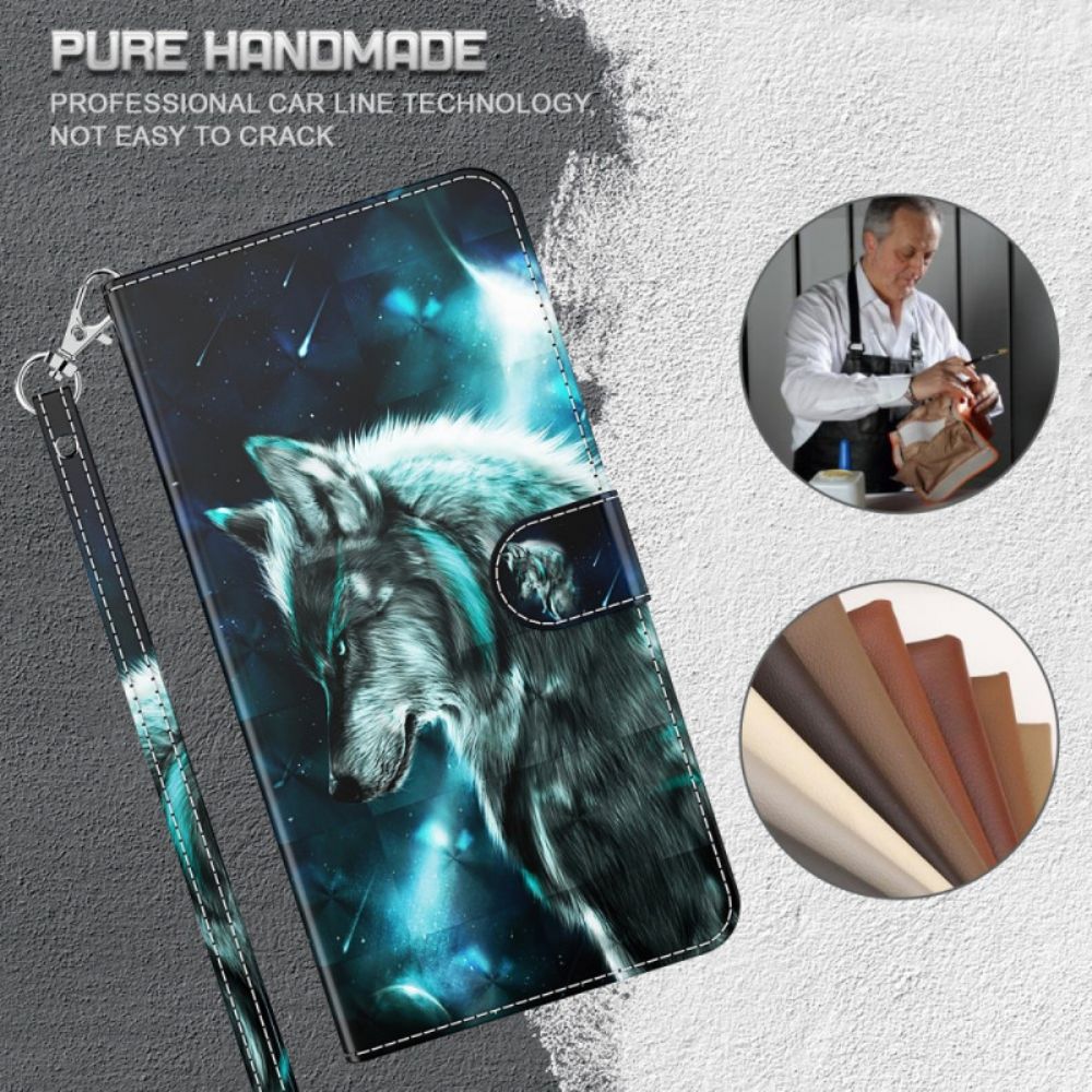 Flip Case Für Xiaomi Redmi Note 11 Pro Plus 5G 3d-wolf