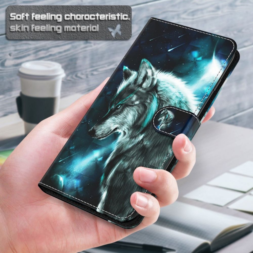 Flip Case Für Xiaomi Redmi Note 11 Pro Plus 5G 3d-wolf