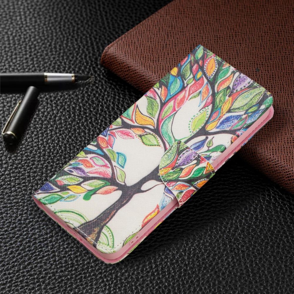 Flip Case Für Xiaomi Redmi Note 11 Pro Plus 5G Baum