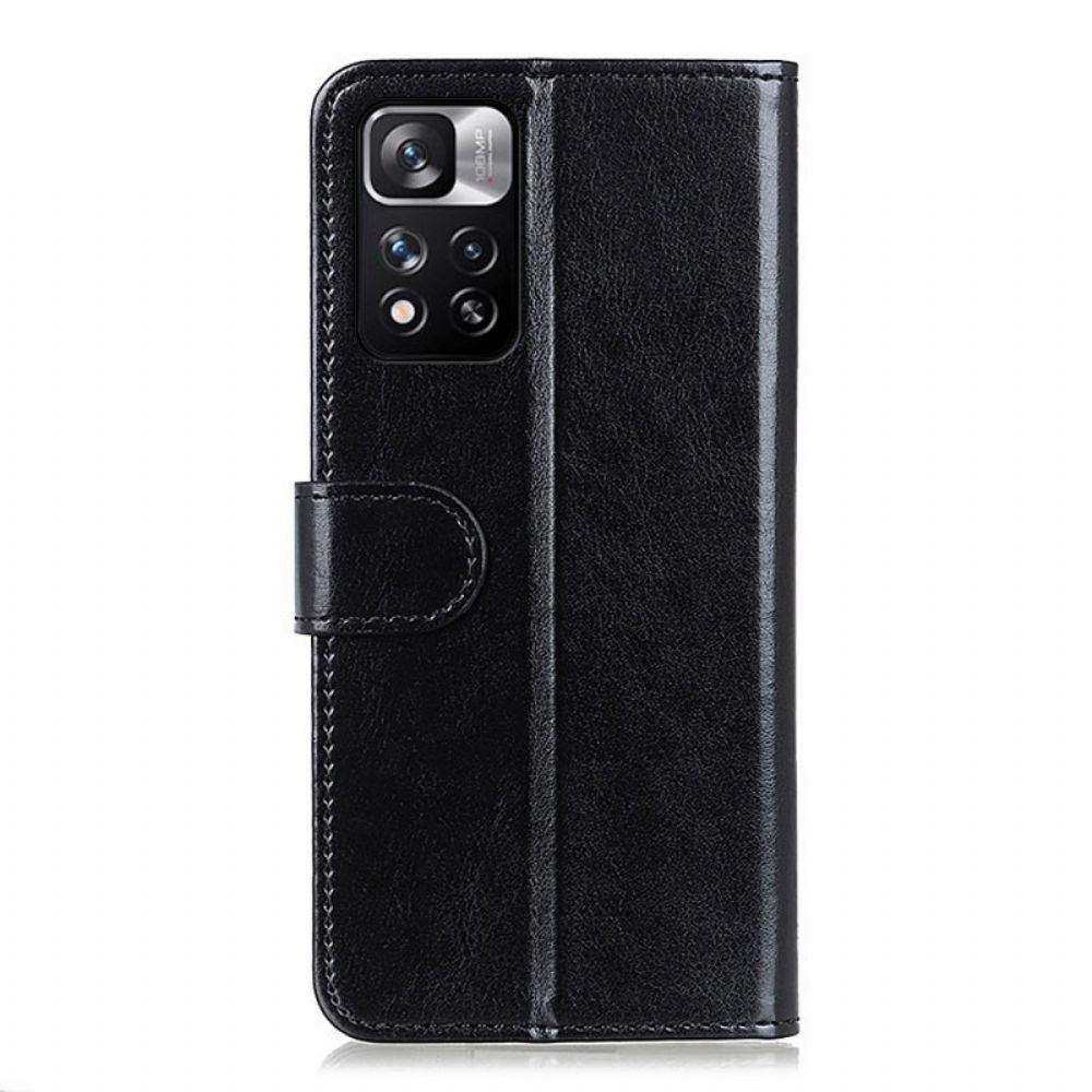 Flip Case Für Xiaomi Redmi Note 11 Pro Plus 5G Finesse Kunstleder