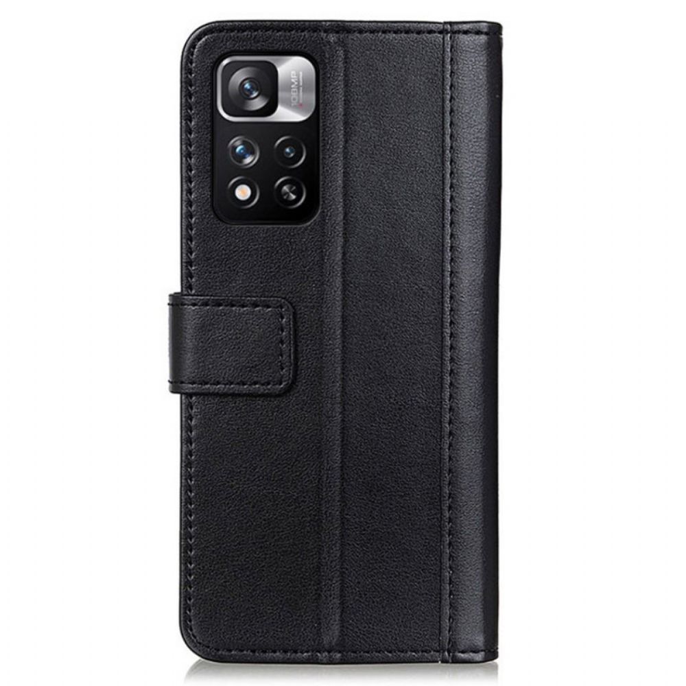 Flip Case Für Xiaomi Redmi Note 11 Pro Plus 5G Leder-stil