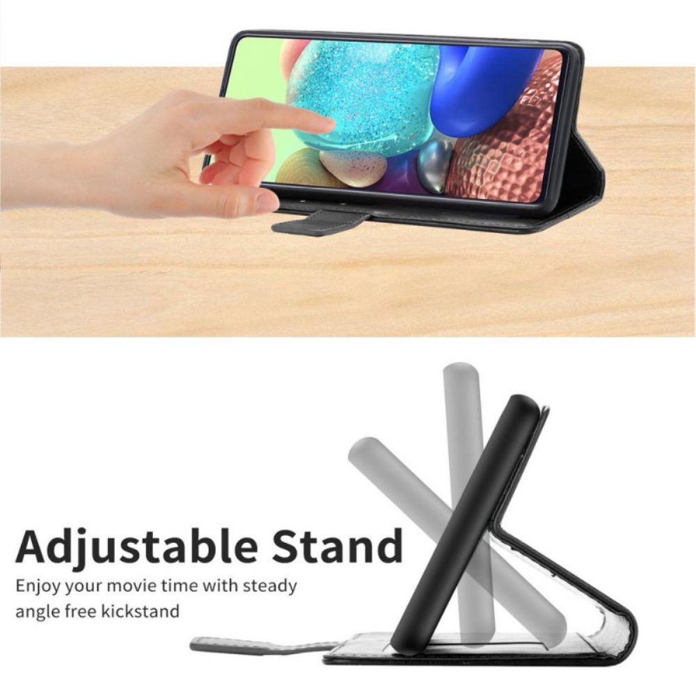 Flip Case Für Xiaomi Redmi Note 11 Pro Plus 5G Mit Kordel Geometrischer Riemchen-lederstil