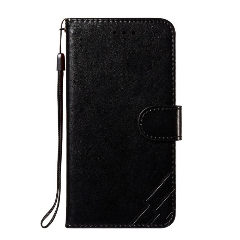 Flip Case Für Xiaomi Redmi Note 11 Pro Plus 5G Mit Kordel Kunstlederarmband