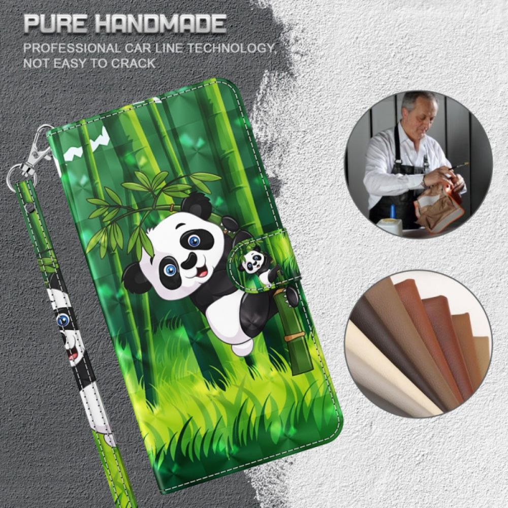 Flip Case Für Xiaomi Redmi Note 11 Pro Plus 5G Panda 3d