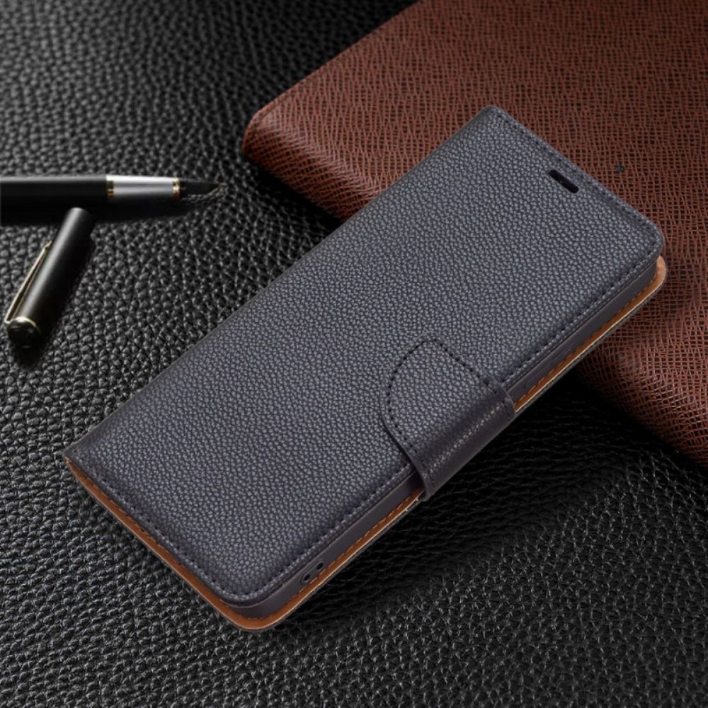 Flip Case Für Xiaomi Redmi Note 11 Pro Plus 5G Schräge Litschi-schließe