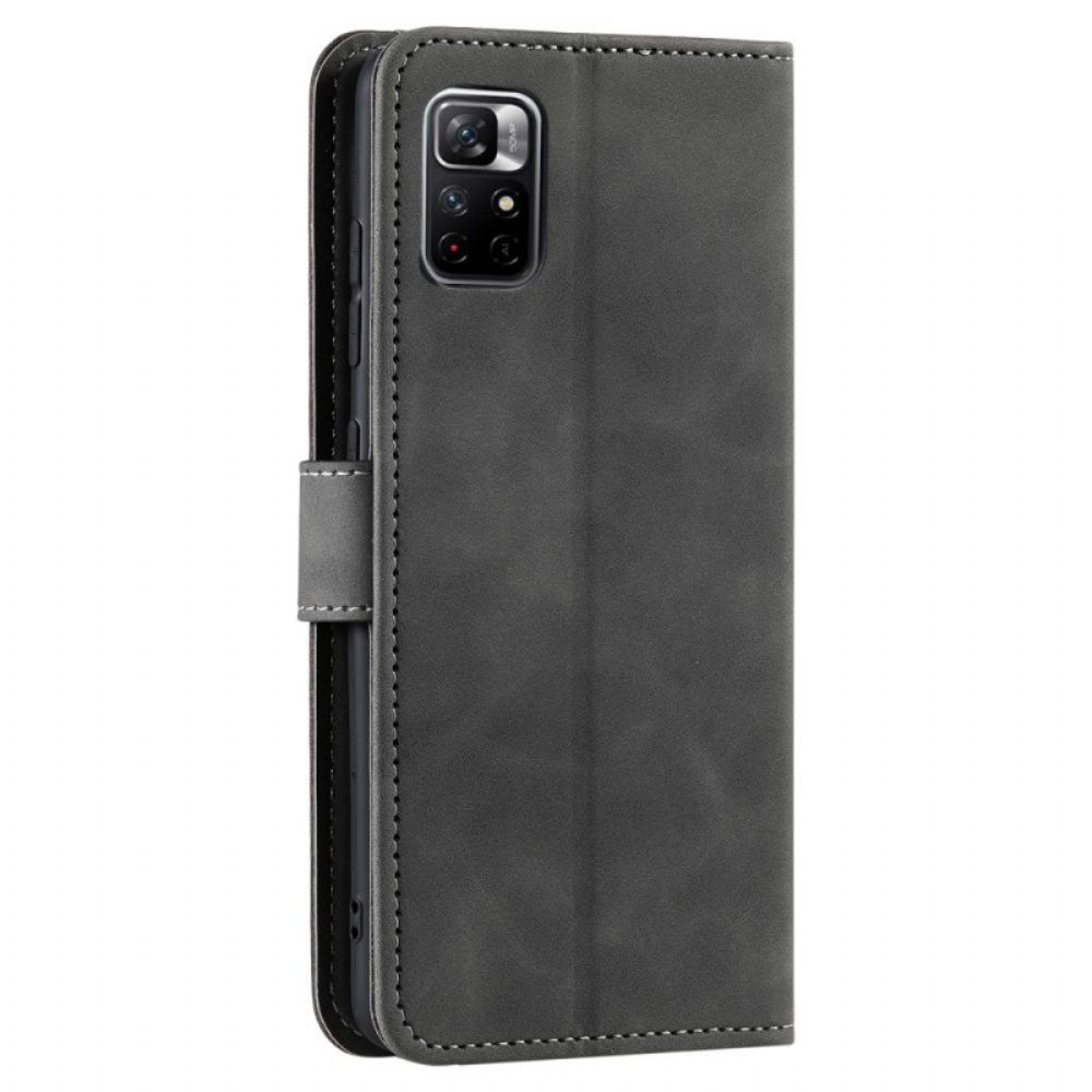 Flip Case Für Xiaomi Redmi Note 11 Pro Plus 5G Skin-touch-nähte