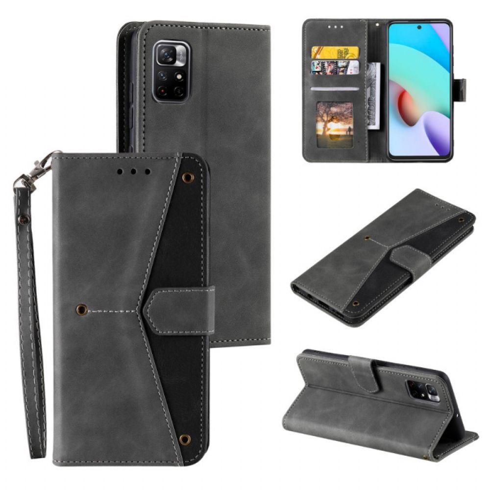 Flip Case Für Xiaomi Redmi Note 11 Pro Plus 5G Skin-touch-nähte