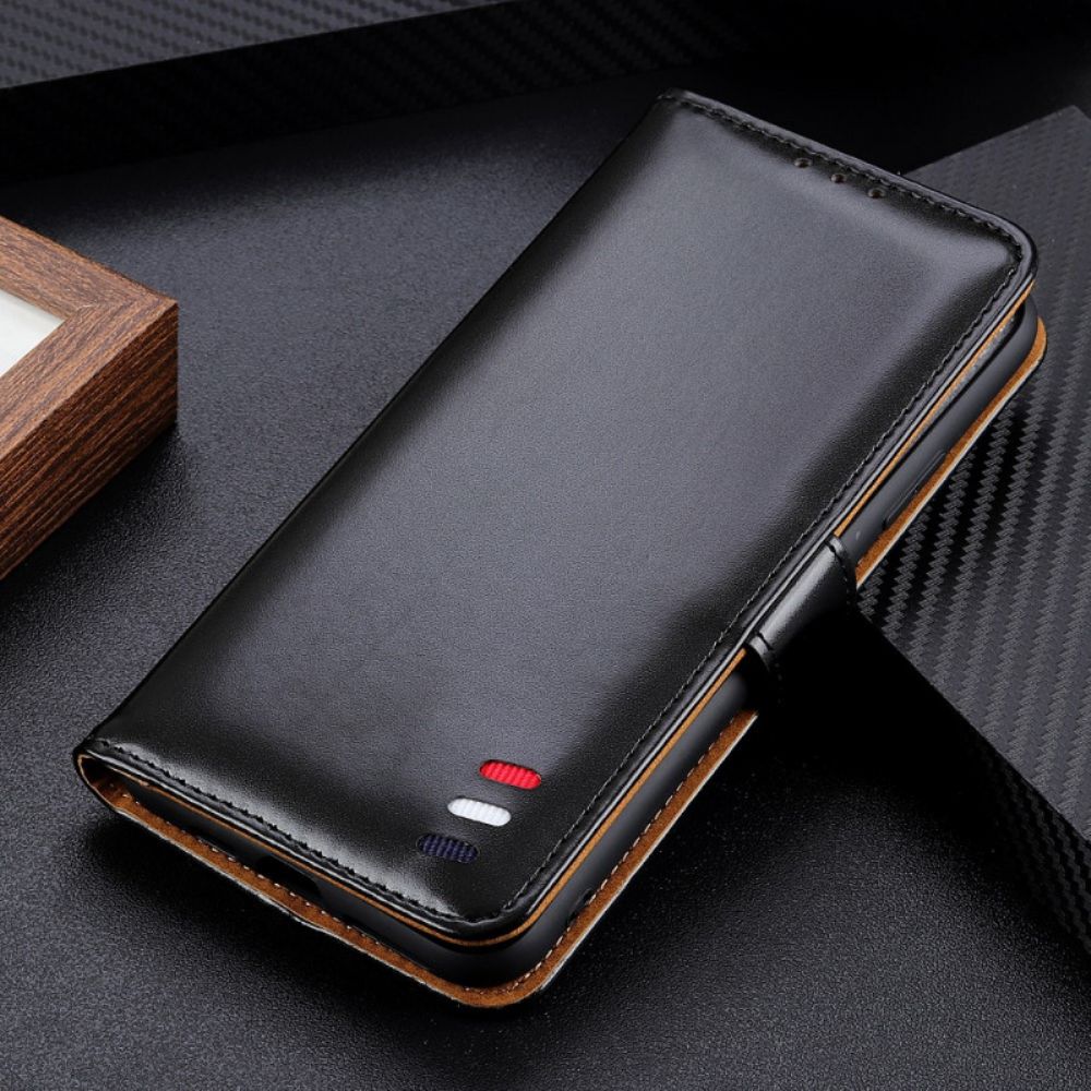 Flip Case Für Xiaomi Redmi Note 11 Pro Plus 5G Tricolor Lederoptik