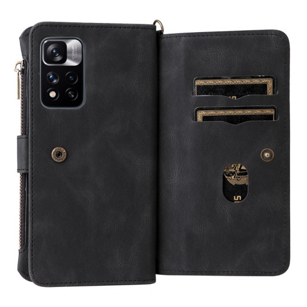 Flip Case Für Xiaomi Redmi Note 11 Pro Plus 5G Vintage Multifunktional