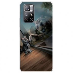 Handyhülle Für Xiaomi Redmi Note 11 Pro Plus 5G Feline Dream Silikon