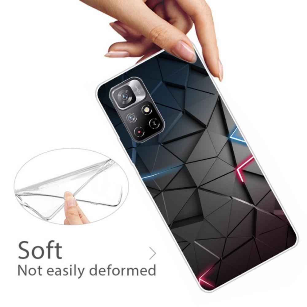 Handyhülle Für Xiaomi Redmi Note 11 Pro Plus 5G Flexible Geometrie