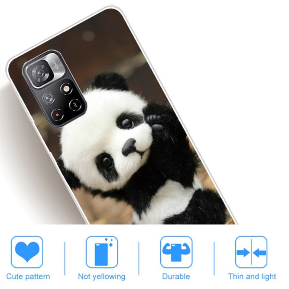 Handyhülle Für Xiaomi Redmi Note 11 Pro Plus 5G Flexibler Panda