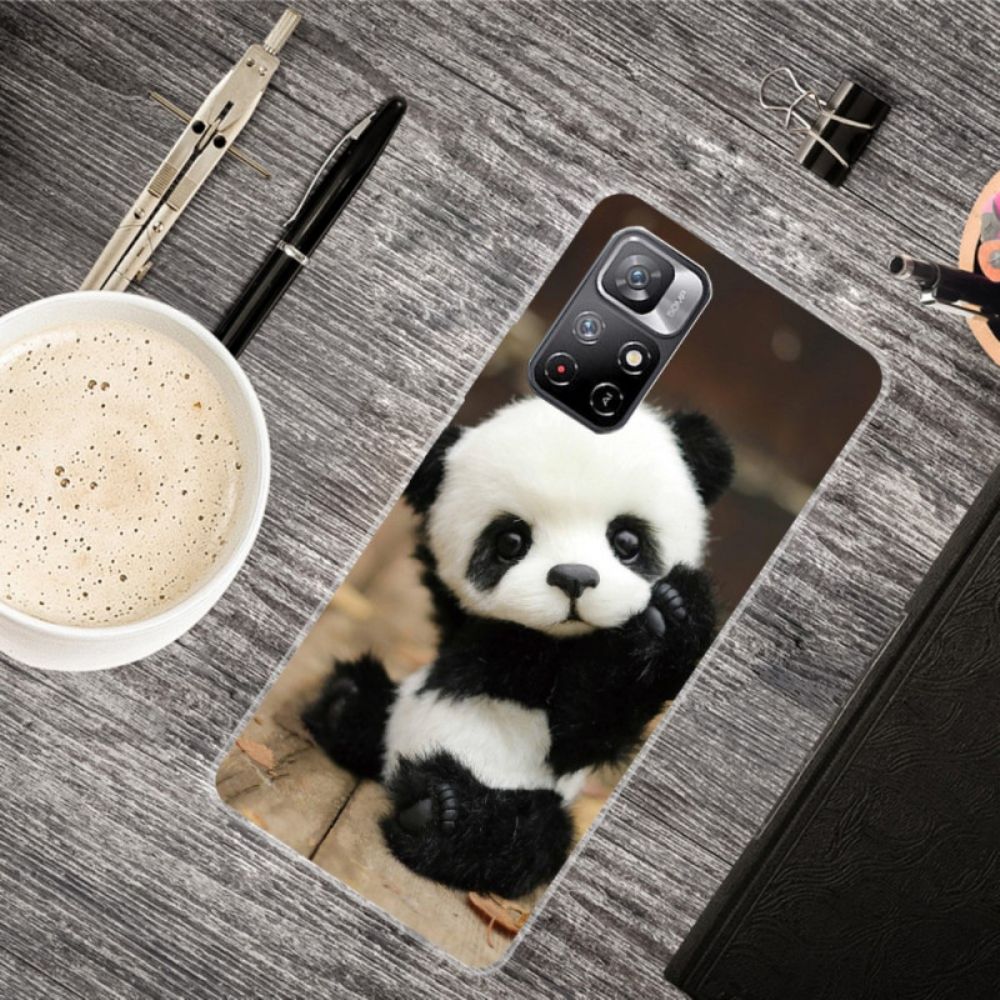 Handyhülle Für Xiaomi Redmi Note 11 Pro Plus 5G Flexibler Panda