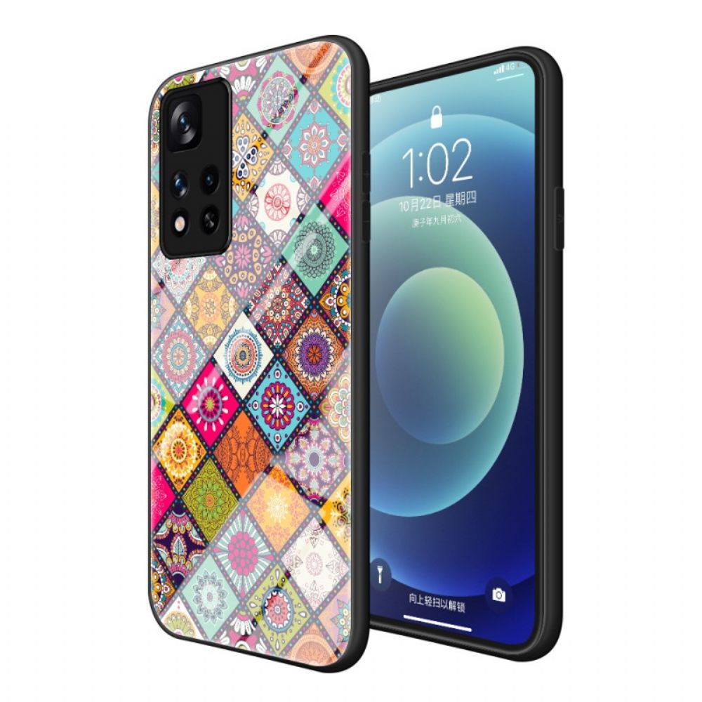 Handyhülle Für Xiaomi Redmi Note 11 Pro Plus 5G Magnetischer Patchwork-halter