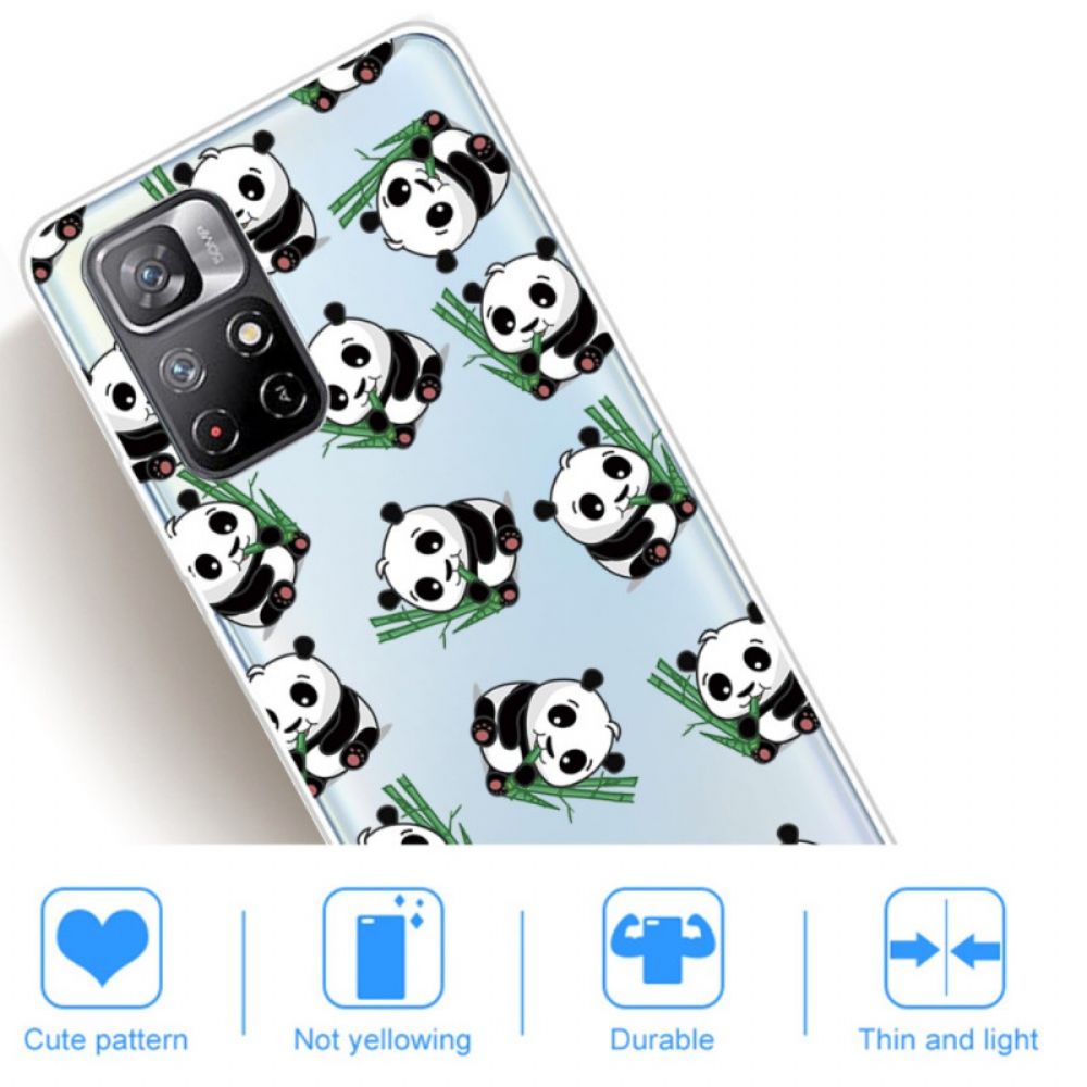 Hülle Für Xiaomi Redmi Note 11 Pro Plus 5G Kleine Pandas