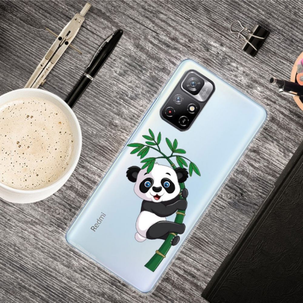 Hülle Für Xiaomi Redmi Note 11 Pro Plus 5G Panda Auf Bambus