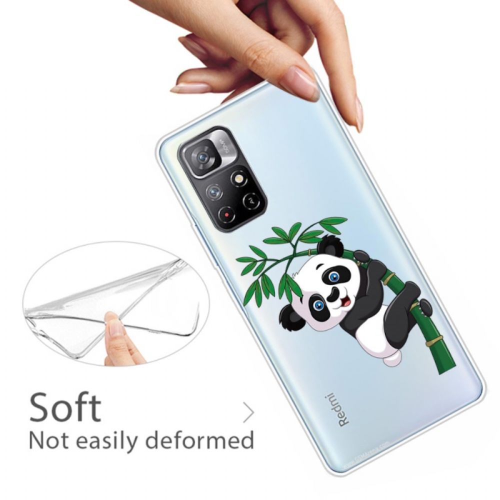 Hülle Für Xiaomi Redmi Note 11 Pro Plus 5G Panda Auf Bambus