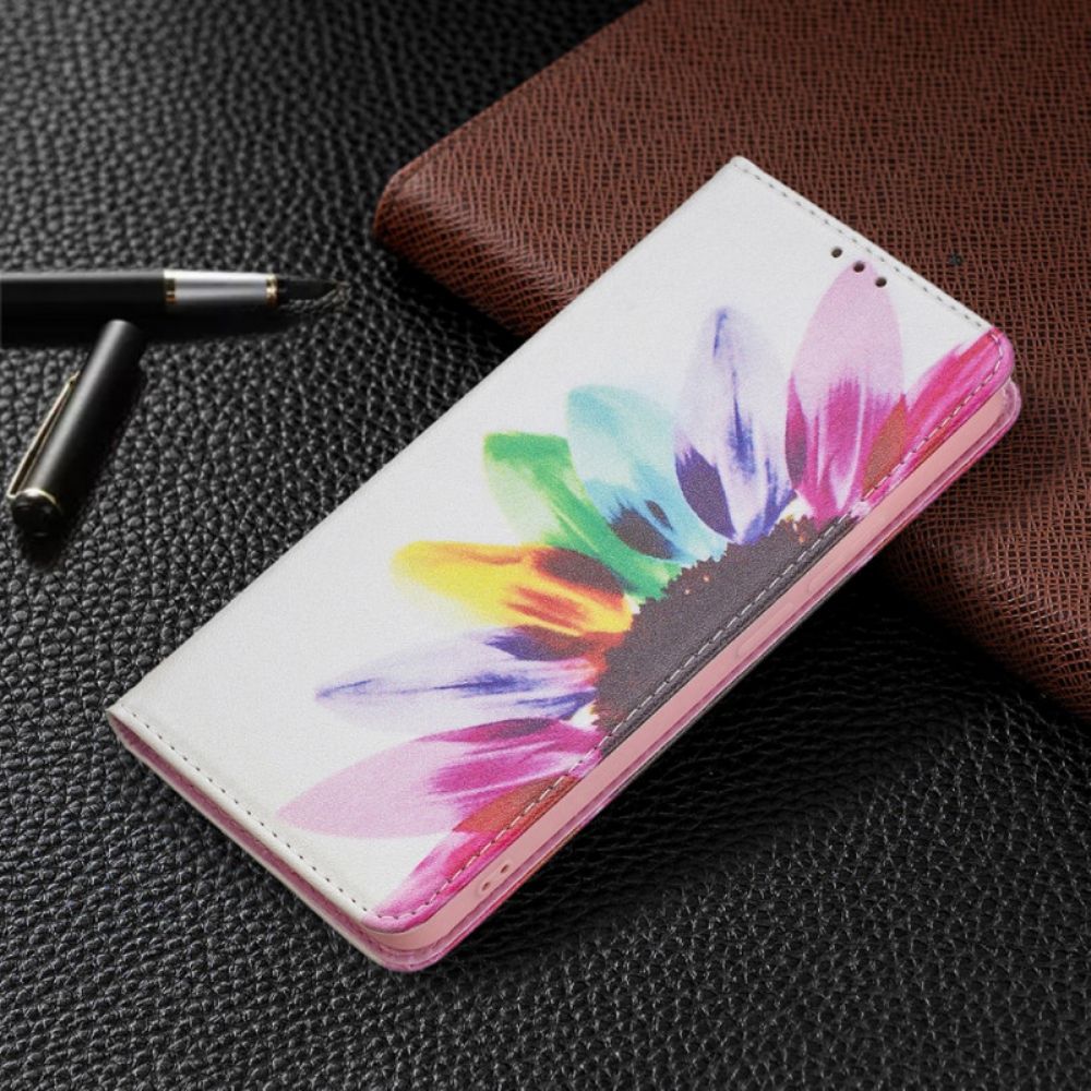 Schutzhülle Für Xiaomi Redmi Note 11 Pro Plus 5G Flip Case Aquarell Blume