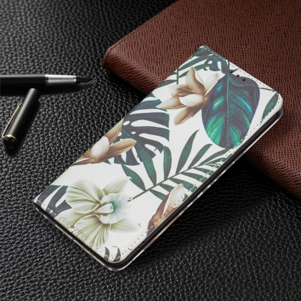 Schutzhülle Für Xiaomi Redmi Note 11 Pro Plus 5G Flip Case Blätter