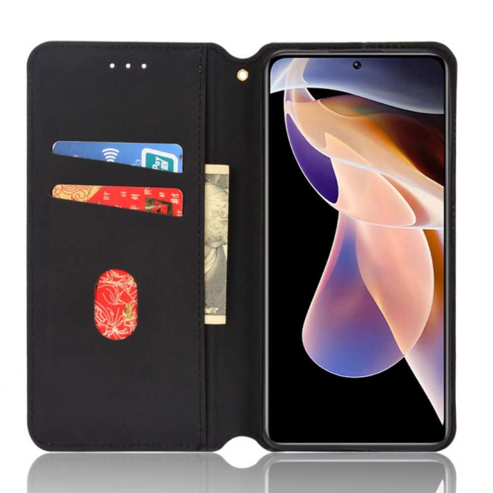 Schutzhülle Für Xiaomi Redmi Note 11 Pro Plus 5G Flip Case Ledereffekt Mit 3d-textur