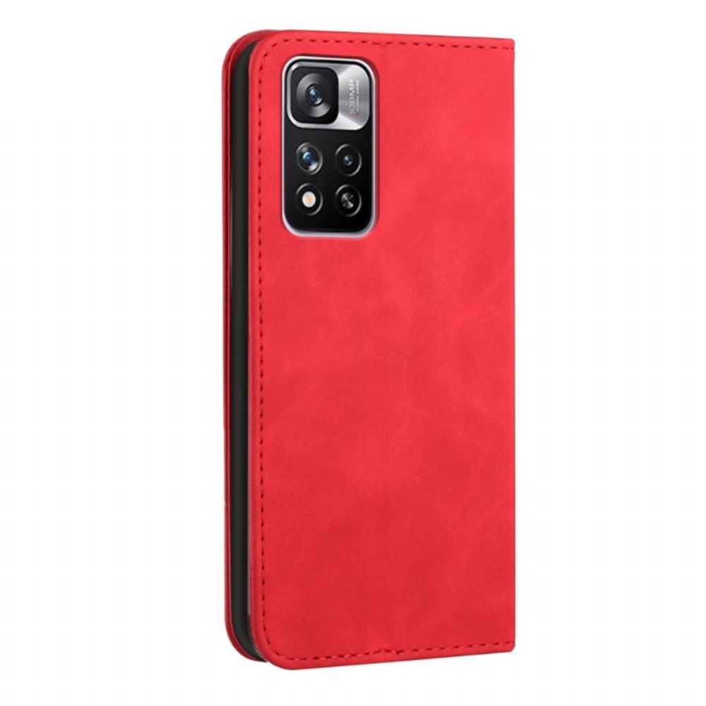 Schutzhülle Für Xiaomi Redmi Note 11 Pro Plus 5G Flip Case Lederoptik Im S-design