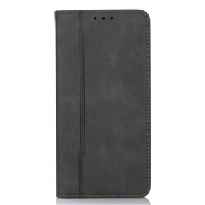 Schutzhülle Für Xiaomi Redmi Note 11 Pro Plus 5G Flip Case Line-leder-stil