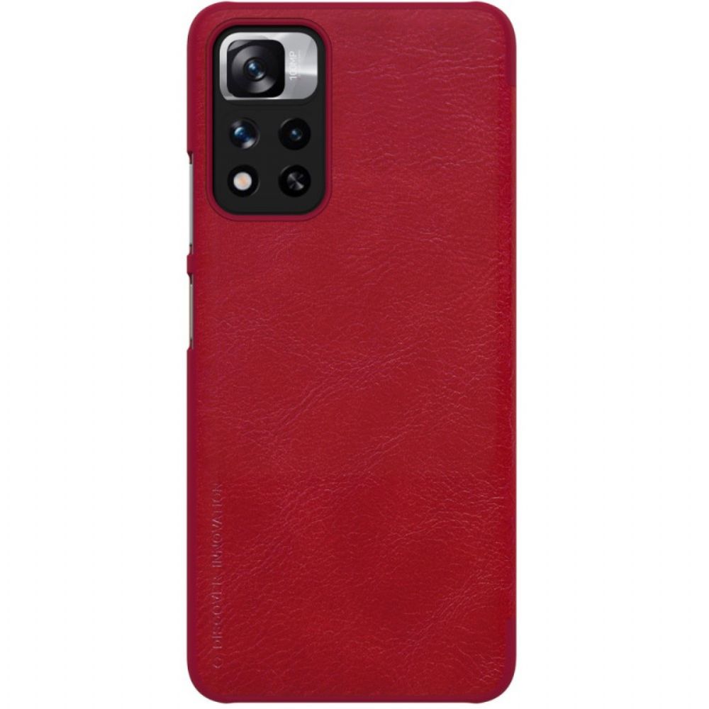 Schutzhülle Für Xiaomi Redmi Note 11 Pro Plus 5G Flip Case Nillkin Qin-serie