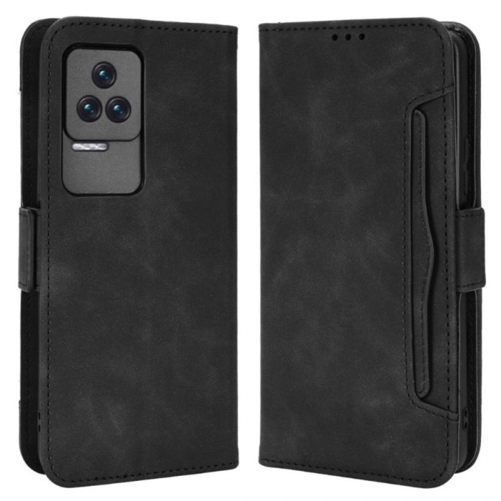 Flip Case Für Poco F4 Multi-karten