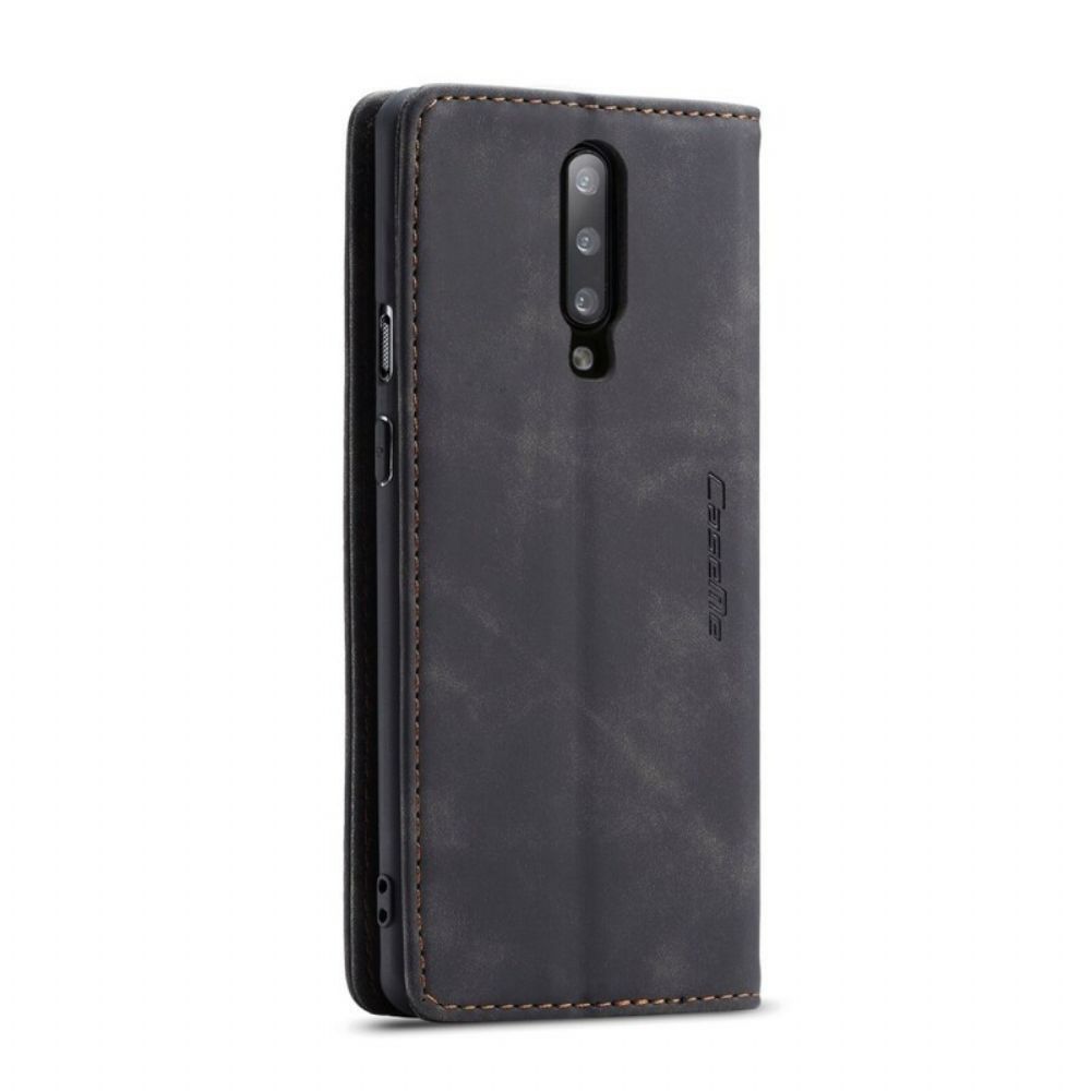 Schutzhülle Für OnePlus 7 Pro Flip Case Caseme Kunstleder