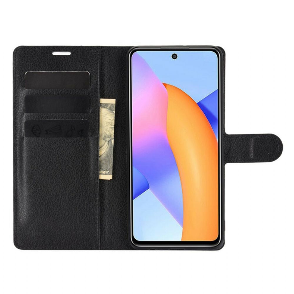 Flip Case Für Honor 10X Lite Lychee Classic