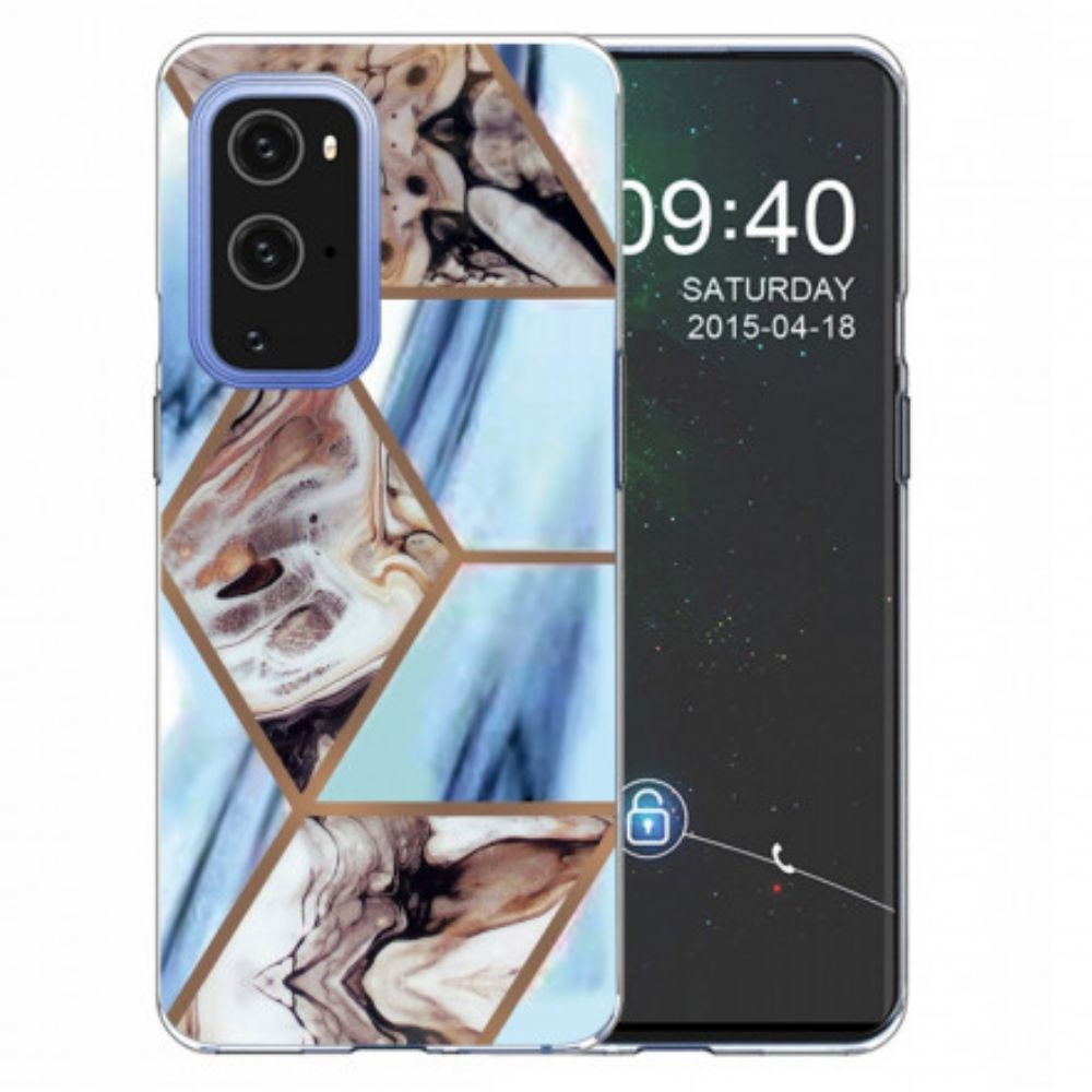 Hülle Für OnePlus 9 Pro Abgelehnter Marmor