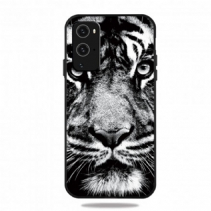 Hülle Für OnePlus 9 Pro Schwarzer Und Weißer Tiger