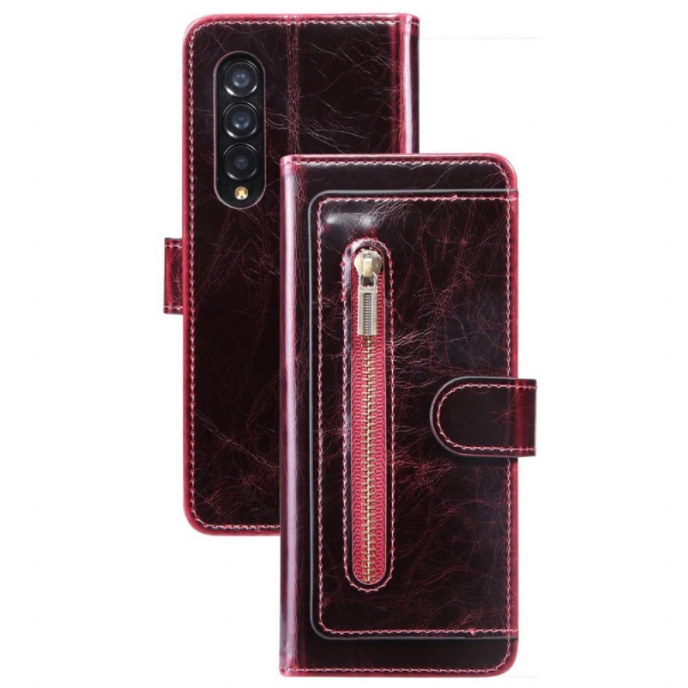 Flip Case Für Samsung Galaxy Z Fold 4 Kunstleder Multi-taschen