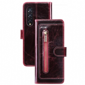 Flip Case Für Samsung Galaxy Z Fold 4 Kunstleder Multi-taschen