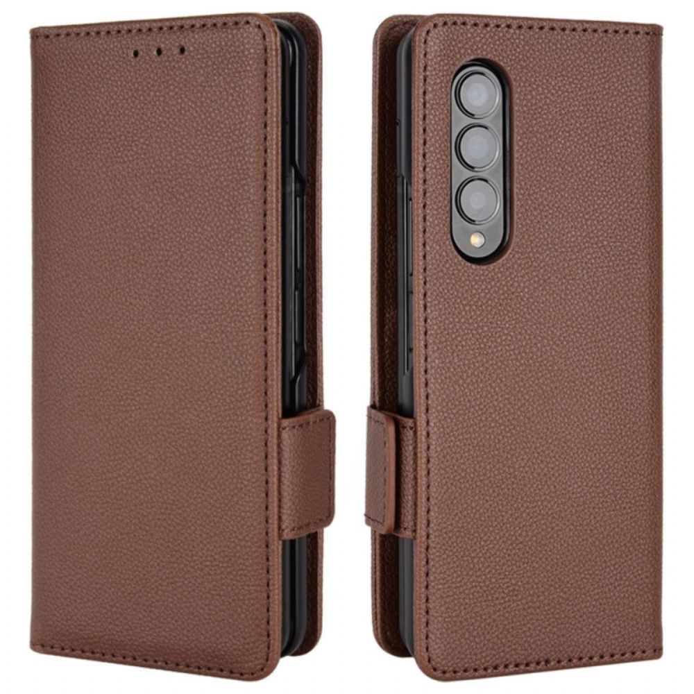 Flip Case Für Samsung Galaxy Z Fold 4 Kunstleder Winston