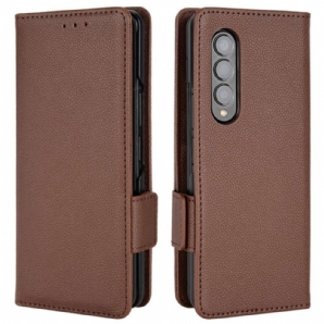 Flip Case Für Samsung Galaxy Z Fold 4 Kunstleder Winston