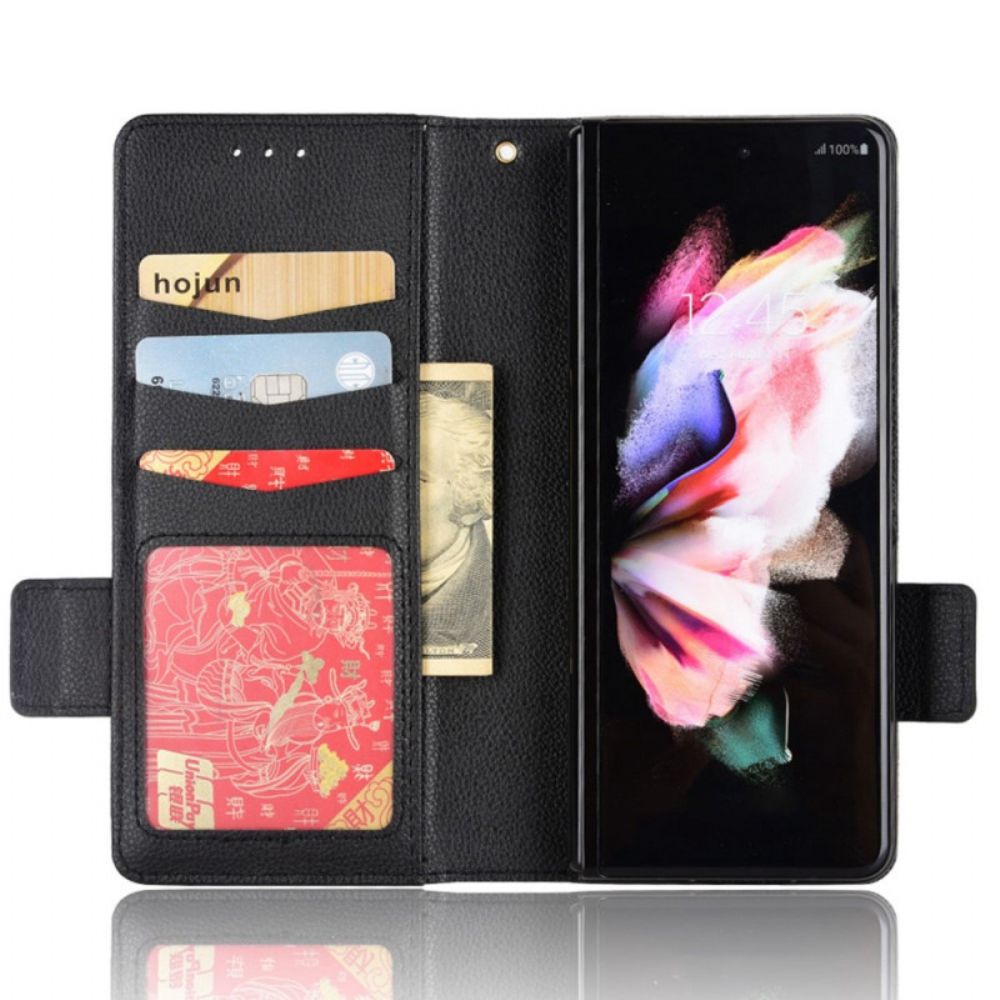 Flip Case Für Samsung Galaxy Z Fold 4 Kunstleder Winston