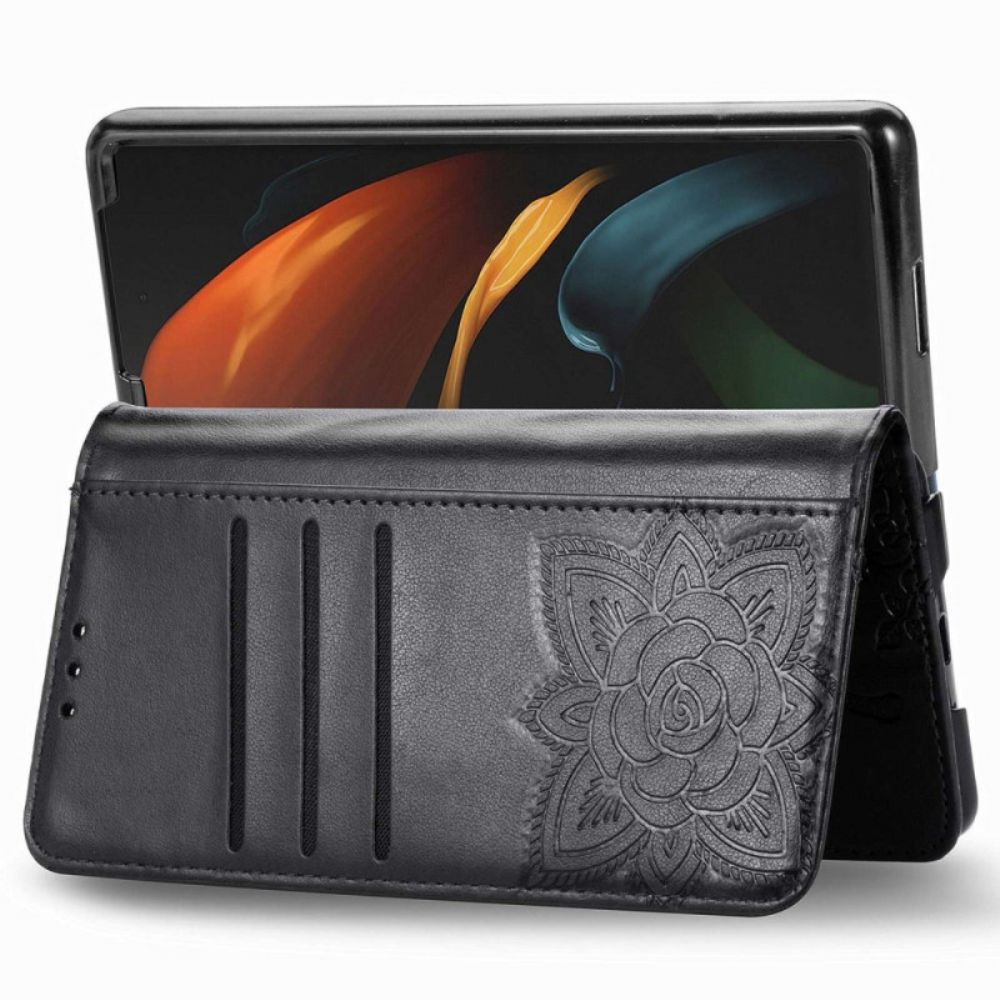 Flip Case Für Samsung Galaxy Z Fold 4 Riesenschmetterling