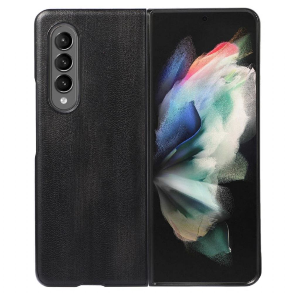 Hülle Für Samsung Galaxy Z Fold 4 Gealtertes Kunstleder