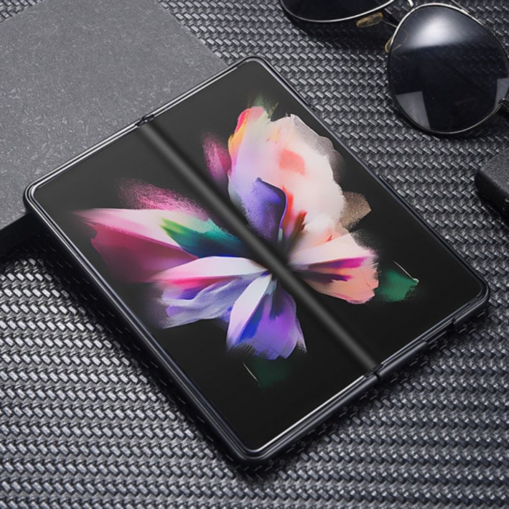 Hülle Für Samsung Galaxy Z Fold 4 Geschäft Aus Widerstandsfähigem Kunstleder