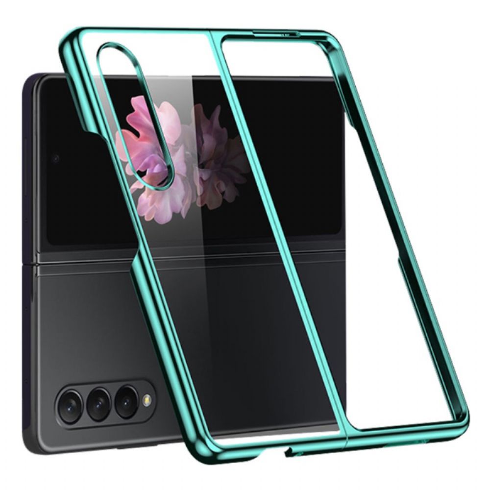 Hülle Für Samsung Galaxy Z Fold 4 Transparent-metallic