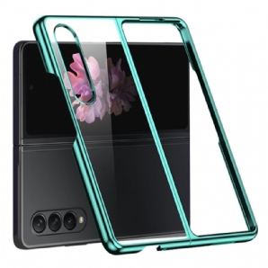 Hülle Für Samsung Galaxy Z Fold 4 Transparent-metallic