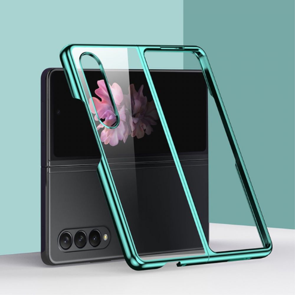 Hülle Für Samsung Galaxy Z Fold 4 Transparent-metallic