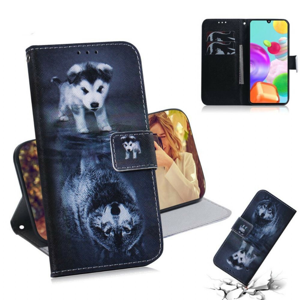 Flip Case Für Samsung Galaxy A41 Ernesto Der Wolf