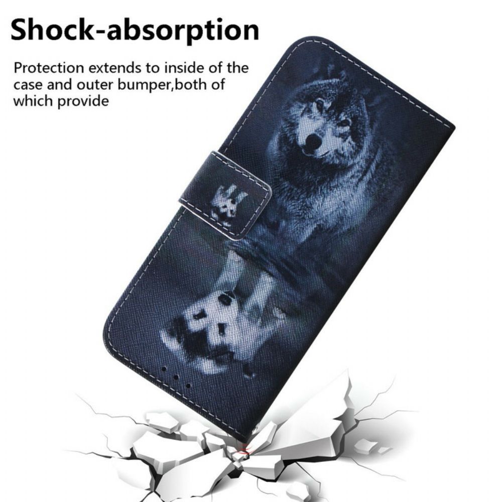 Flip Case Für Samsung Galaxy A41 Ernesto Der Wolf