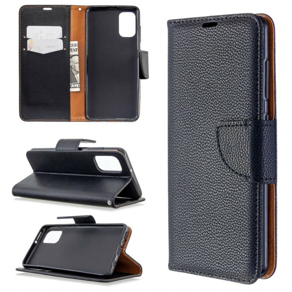 Flip Case Für Samsung Galaxy A41 Flip Case Litschi-klappe Schräg